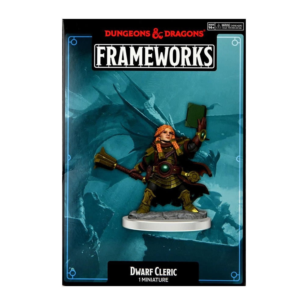 Wizkids - D&D - Frameworks - Female Dwarf Cleric