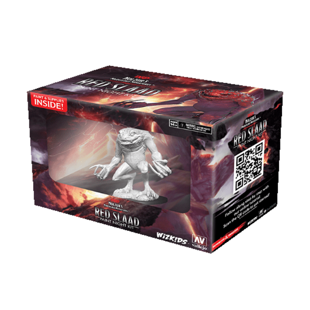 Wizkids D&D Nolzur's Marvelous Miniatures: Red Slaad - Paint Night Kit