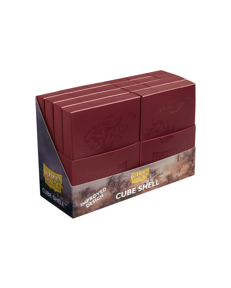 Dragon Shield - Cube Shell - Blood Red - Deck Box