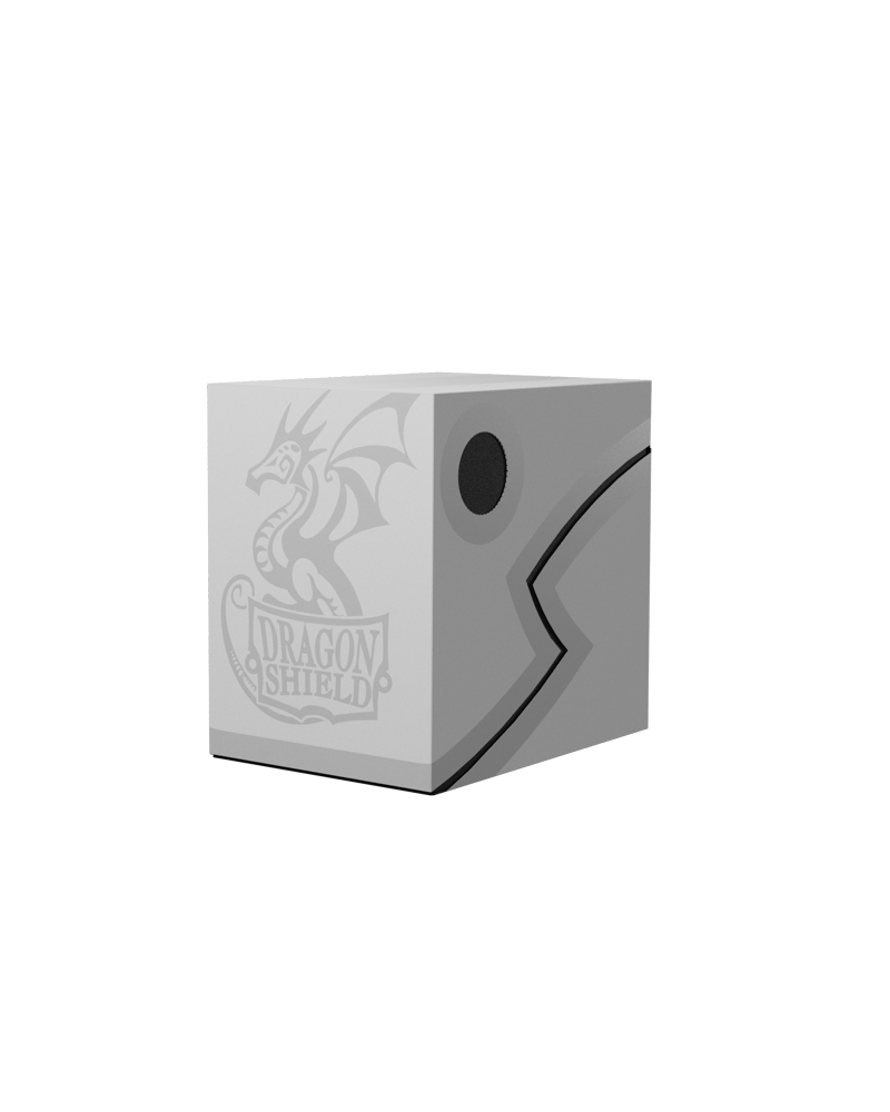 Dragon Shield - Double Shell - Ashen White/Black - Deck Box