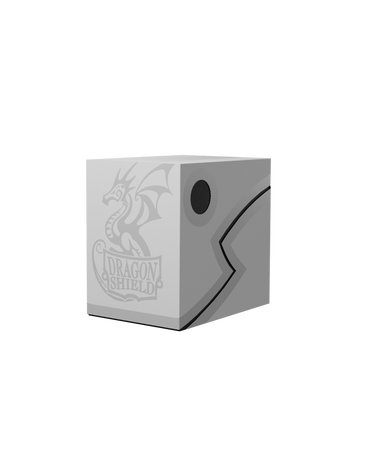 Dragon Shield - Double Shell - Ashen White/Black - Deck Box