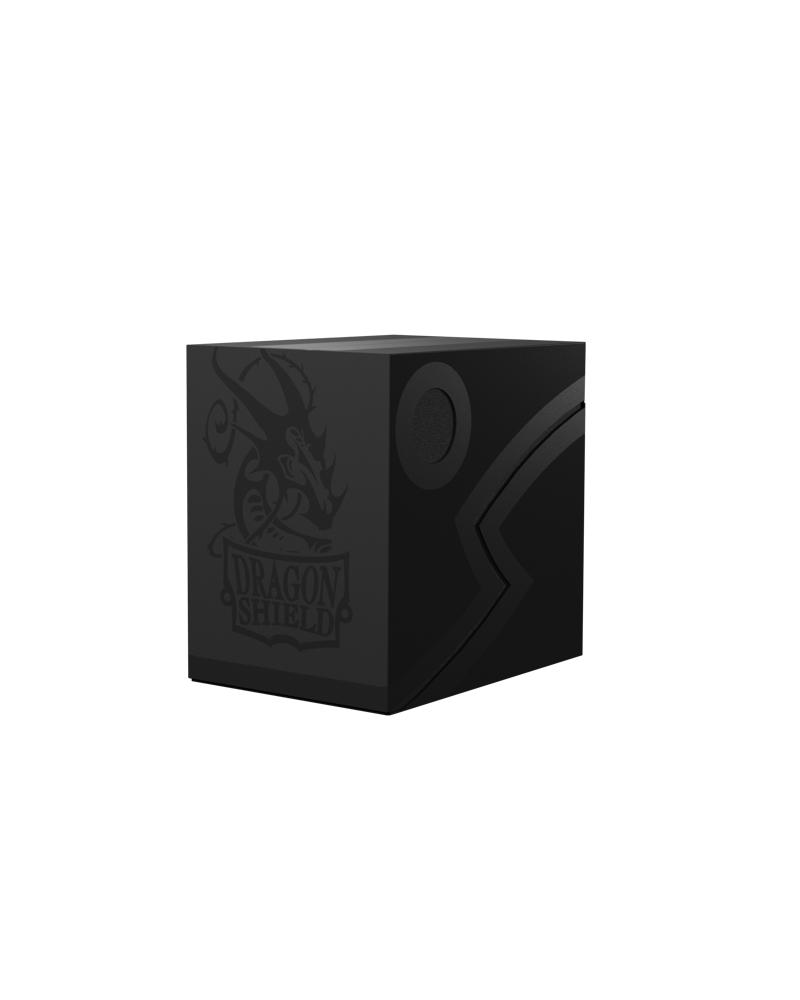 Dragon Shield - Double Shell - Shadow Black/Black - Deck Box