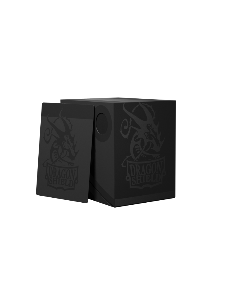 Dragon Shield - Double Shell - Shadow Black/Black - Deck Box