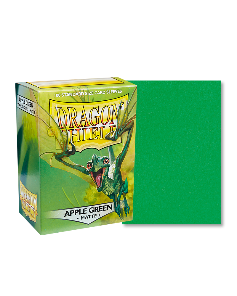 Dragon Shield - Apple Green - 100 Matte - Standard Size