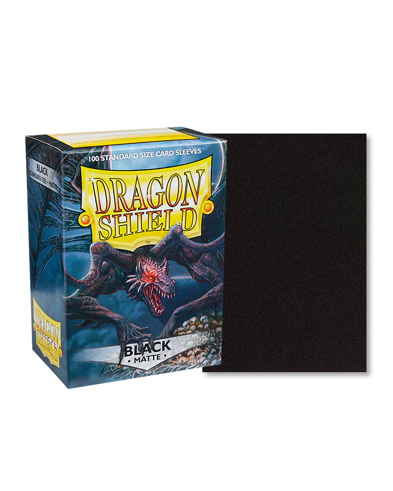 Dragon Shield - Black - 100 Matte - Standard Size