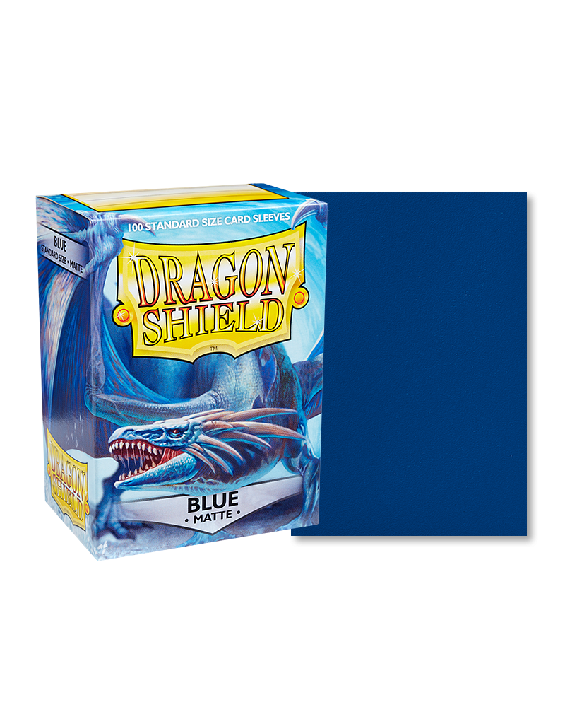 Dragon Shield - Blue - 100 Matte - Standard Size