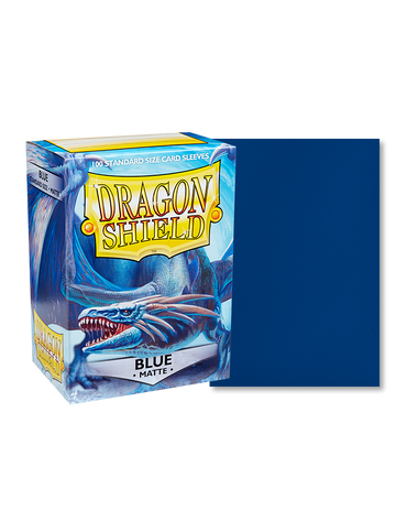 Dragon Shield - Blue - 100 Matte - Standard Size