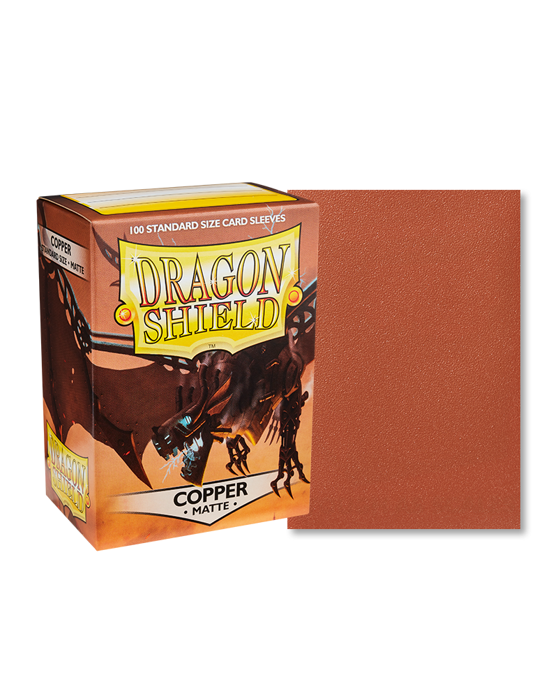 Dragon Shield - Copper - 100 Matte - Standard Size