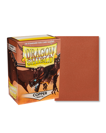 Dragon Shield - Copper - 100 Matte - Standard Size