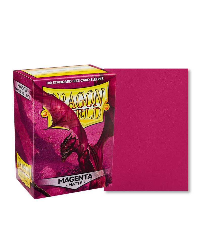 Dragon Shield - Magenta - 100 Matte - Standard Size