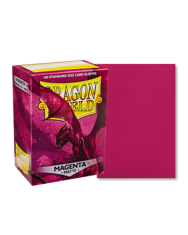 Dragon Shield - Magenta - 100 Matte - Standard Size