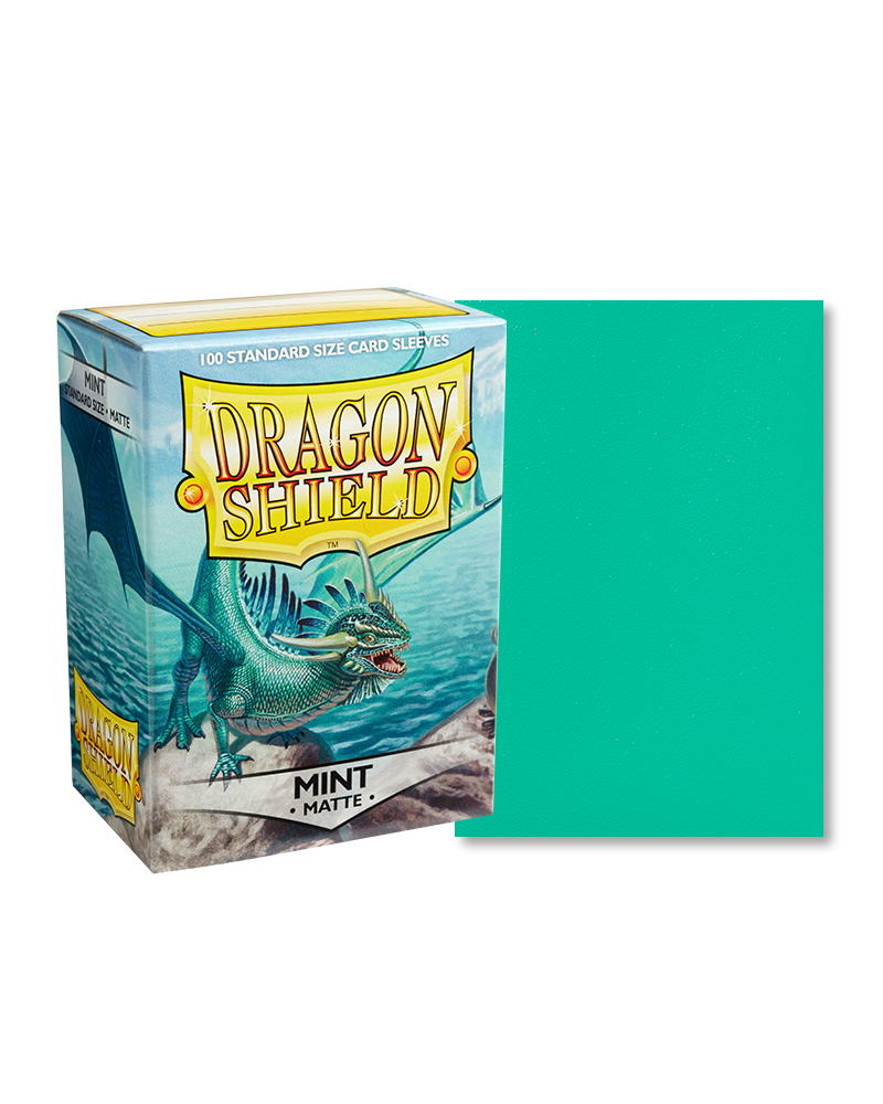 Dragon Shield - Mint - 100 Matte - Standard Size