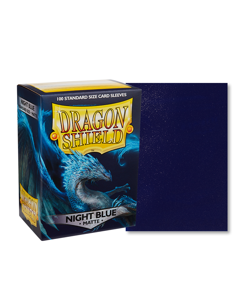 Dragon Shield - Night Blue - 100 Matte - Standard Size