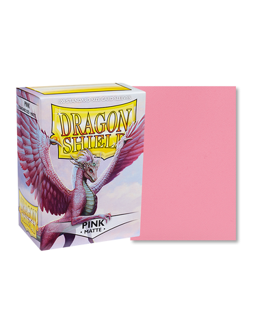 Dragon Shield - Pink - 100 Matte - Standard Size