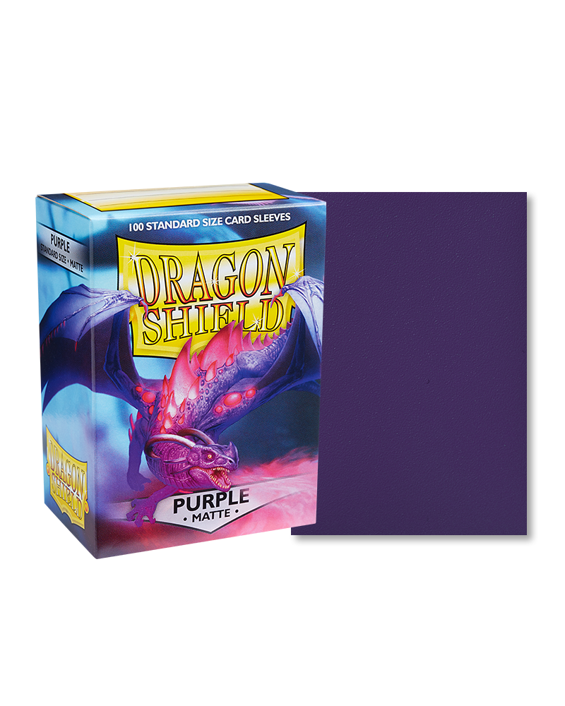 Dragon Shield - Purple - 100 Matte - Standard Size