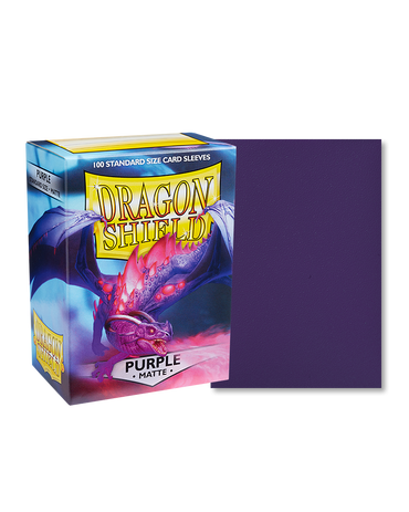 Dragon Shield - Purple - 100 Matte - Standard Size