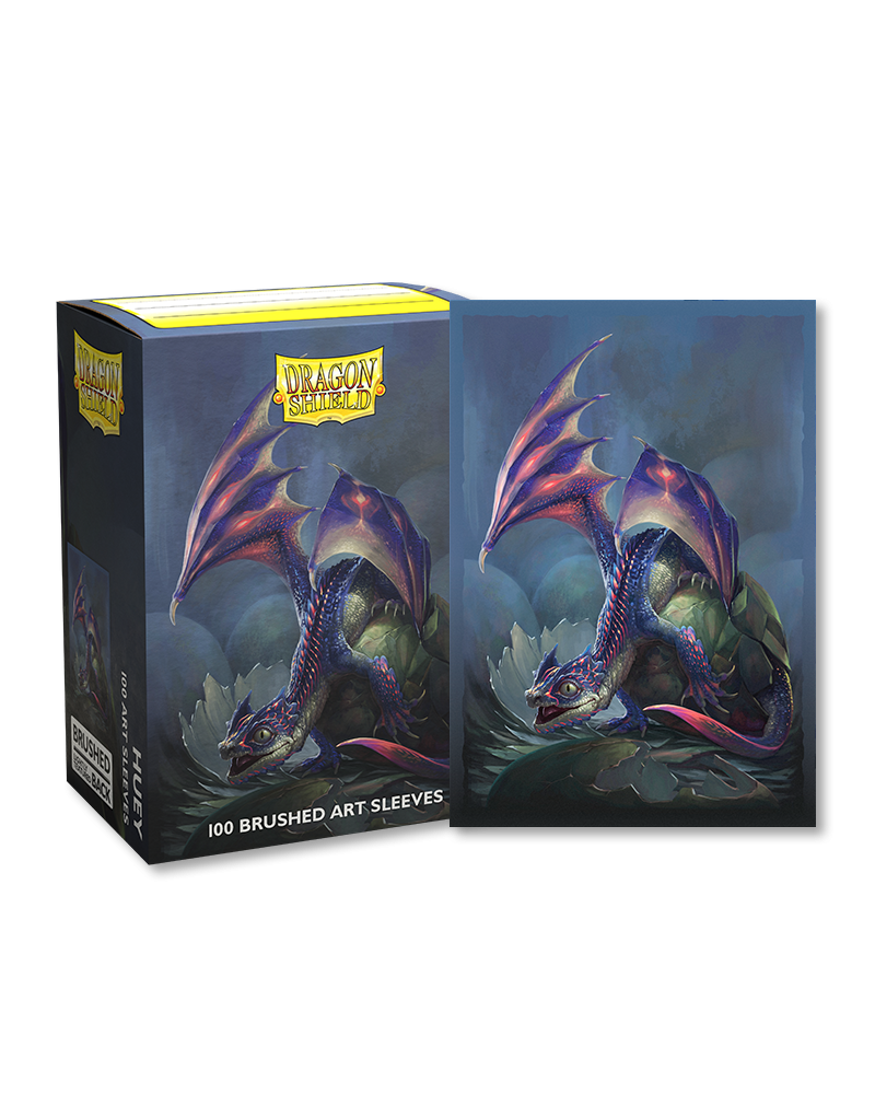 Dragon Shield - Huey - 100 Brushed Art - Standard Size