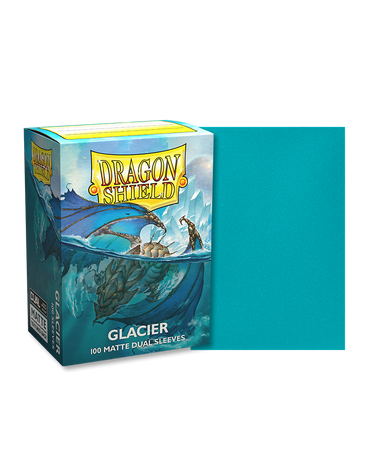 Dragon Shield - Glacier - 100 Matte Dual Sleeves - Standard Size