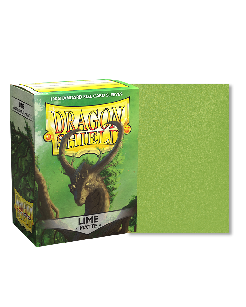 Dragon Shield - Lime - 100 Matte - Standard Size