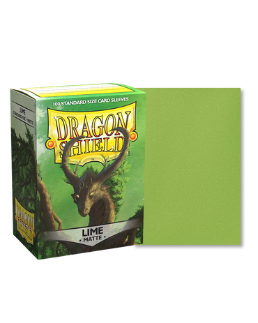 Dragon Shield - Lime - 100 Matte - Standard Size