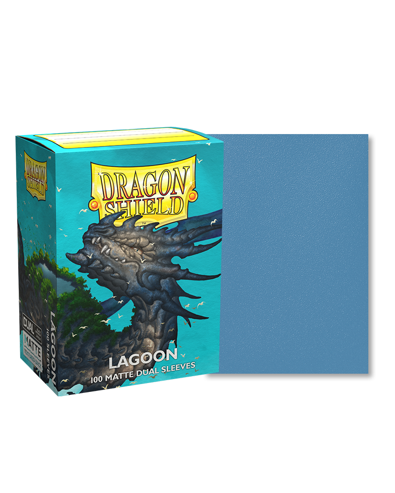 Dragon Shield - Lagoon - 100 Matte Dual Sleeves - Standard Size