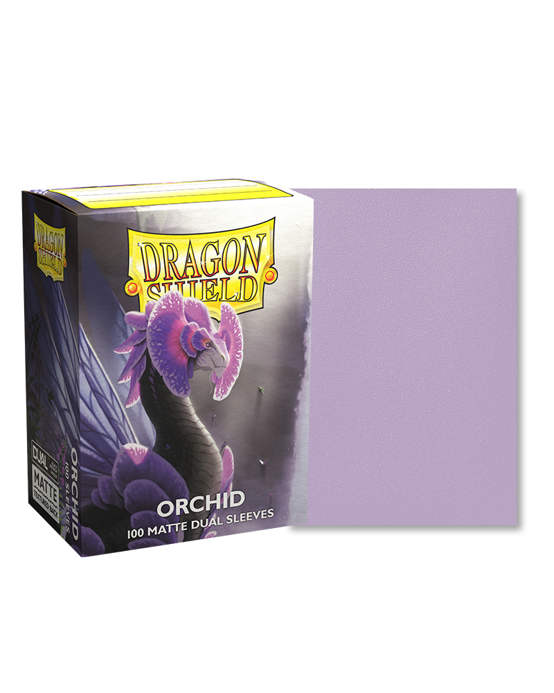 Dragon Shield - Orchid - 100 Matte Dual Sleeves - Standard Size