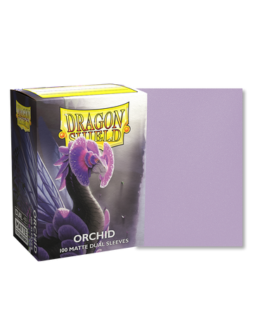 Dragon Shield - Orchid - 100 Matte Dual Sleeves - Standard Size