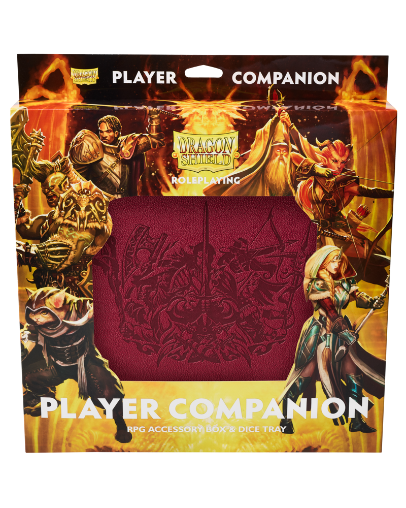 Dragon Shield - Player Companion - Blood Red