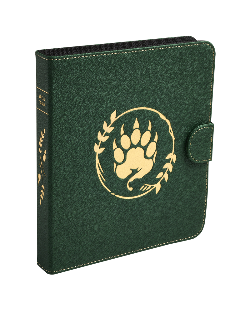 Dragon Shield - Spell Codex - Forest Green