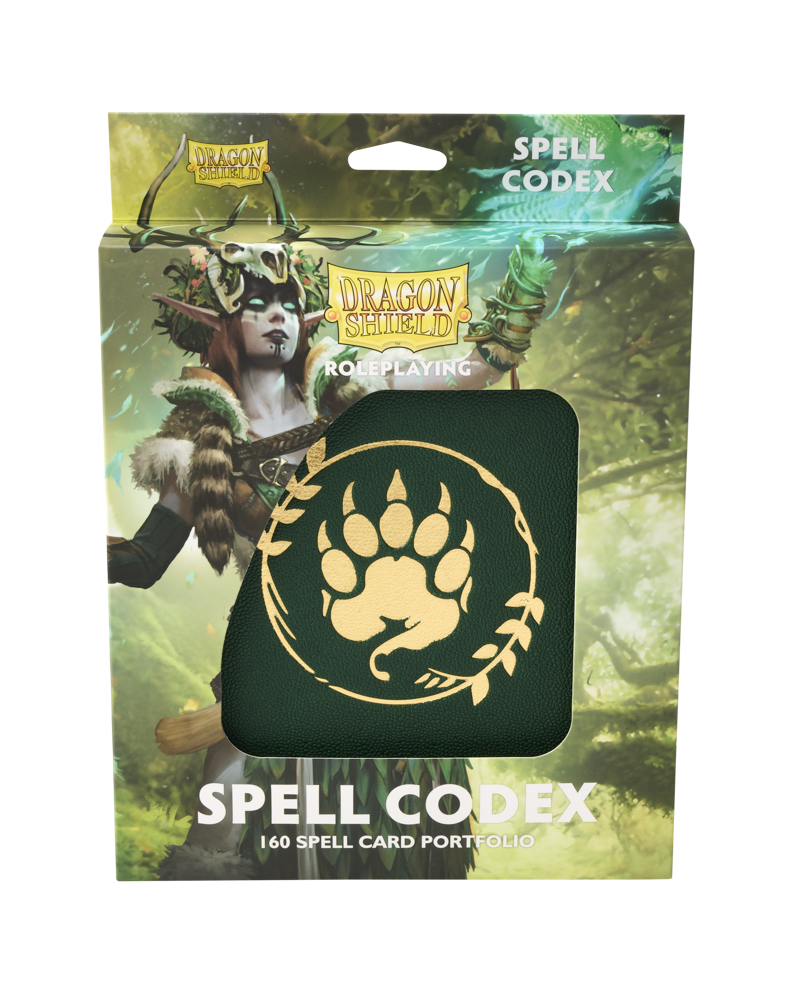 Dragon Shield - Spell Codex - Forest Green